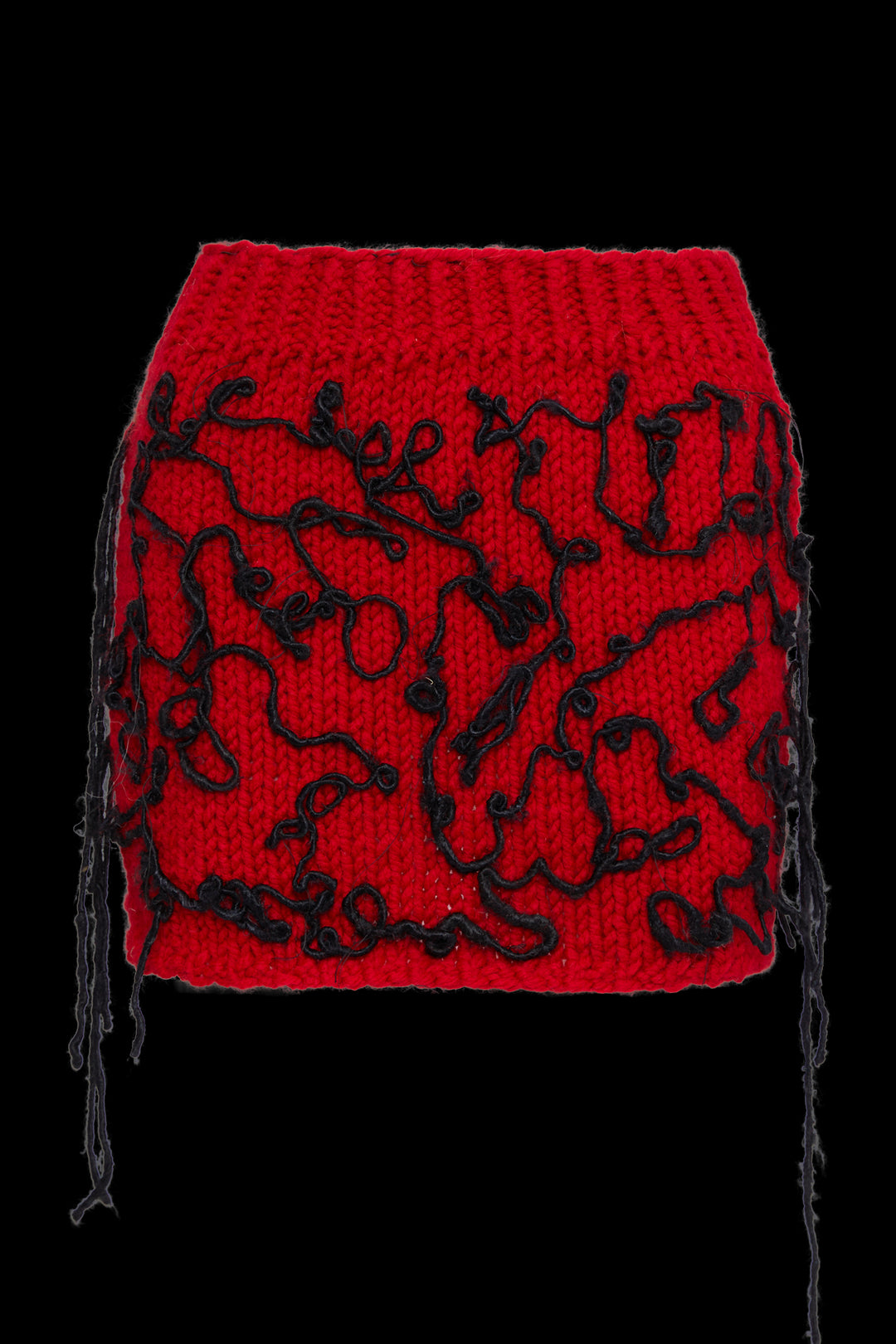 Fire Chunky Knit Skirt - Sarah Regensburger