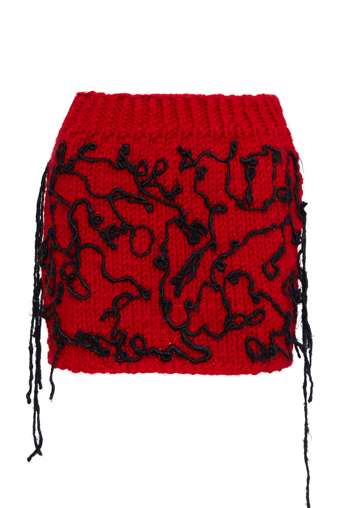 Fire Chunky Knit Skirt - Sarah Regensburger