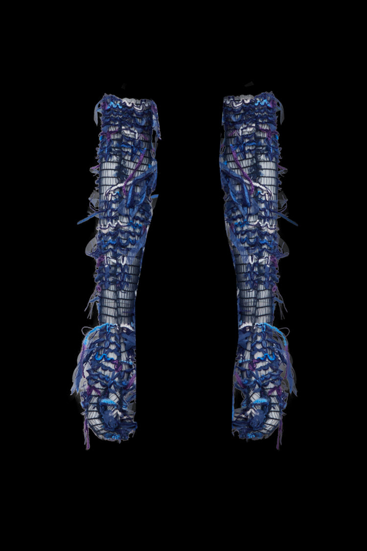 Goddess Summer Gloves Denim Blue - Sarah Regensburger