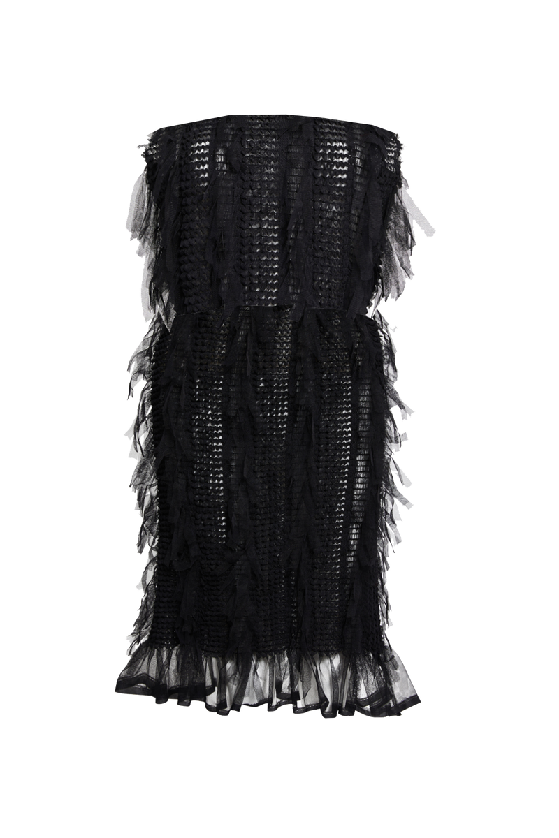 Goddess Tube Dress Black  Sarah Regensburger