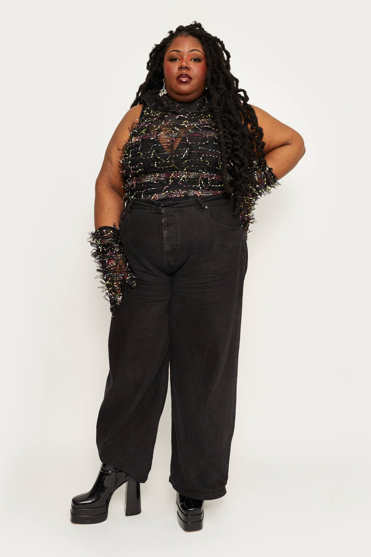 Goddess Summer Top Black - Sarah Regensburger