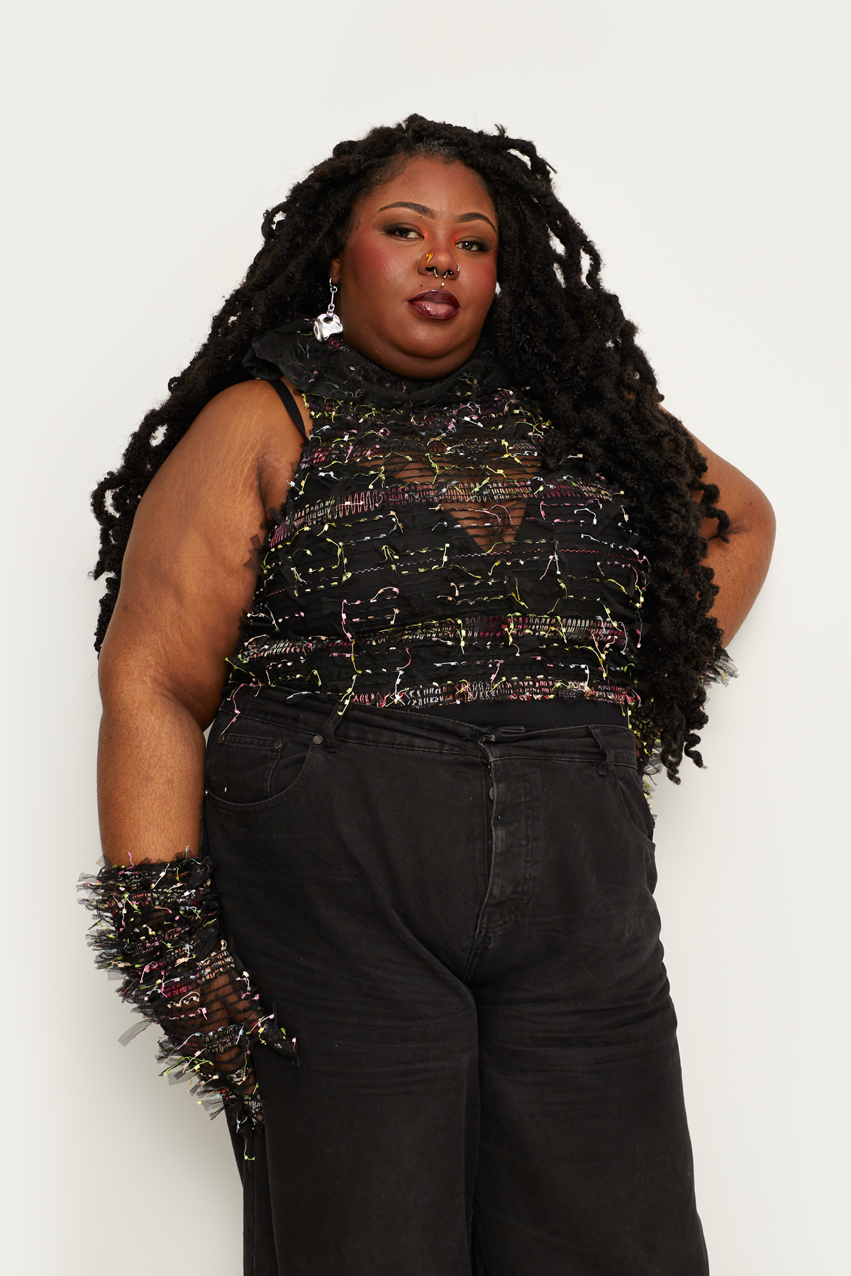 Goddess Summer Gloves Black - Sarah Regensburger