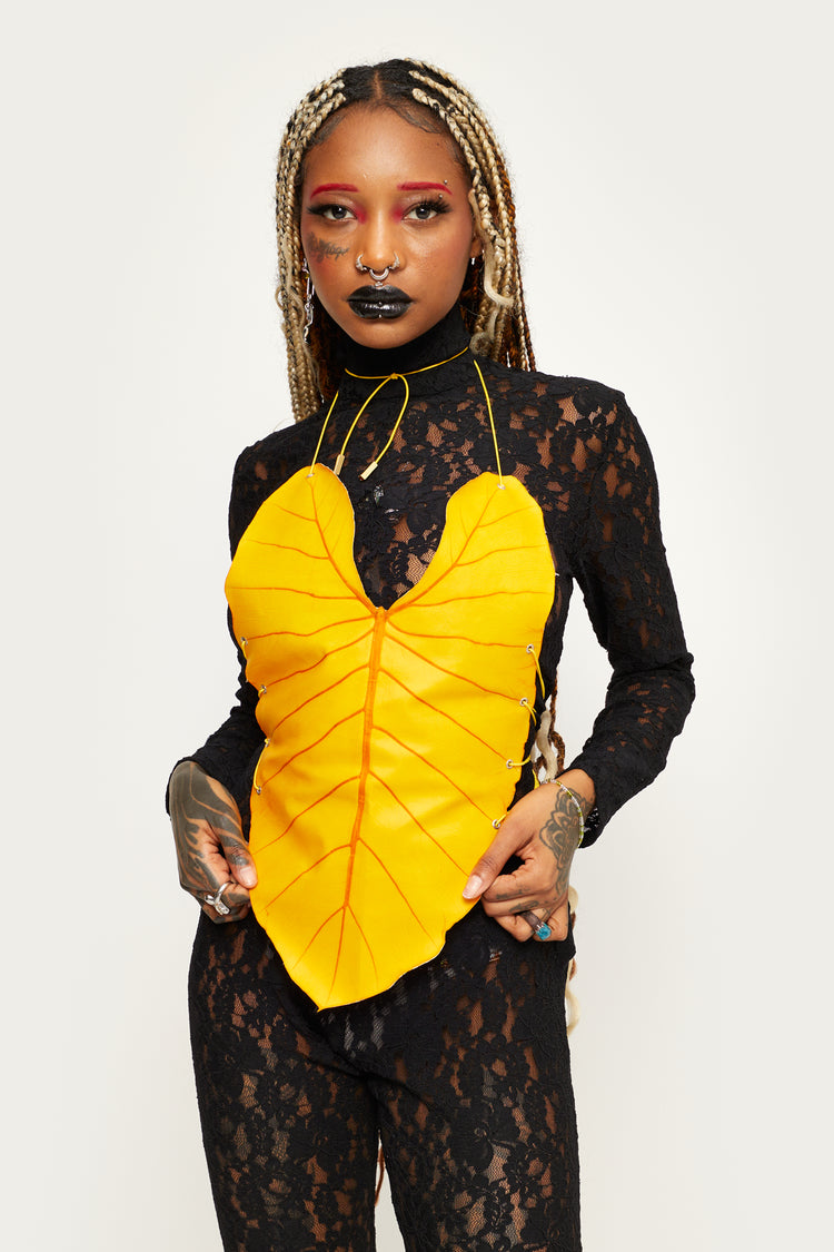 Be-Leaf in you Top Yellow - Sarah Regensburger