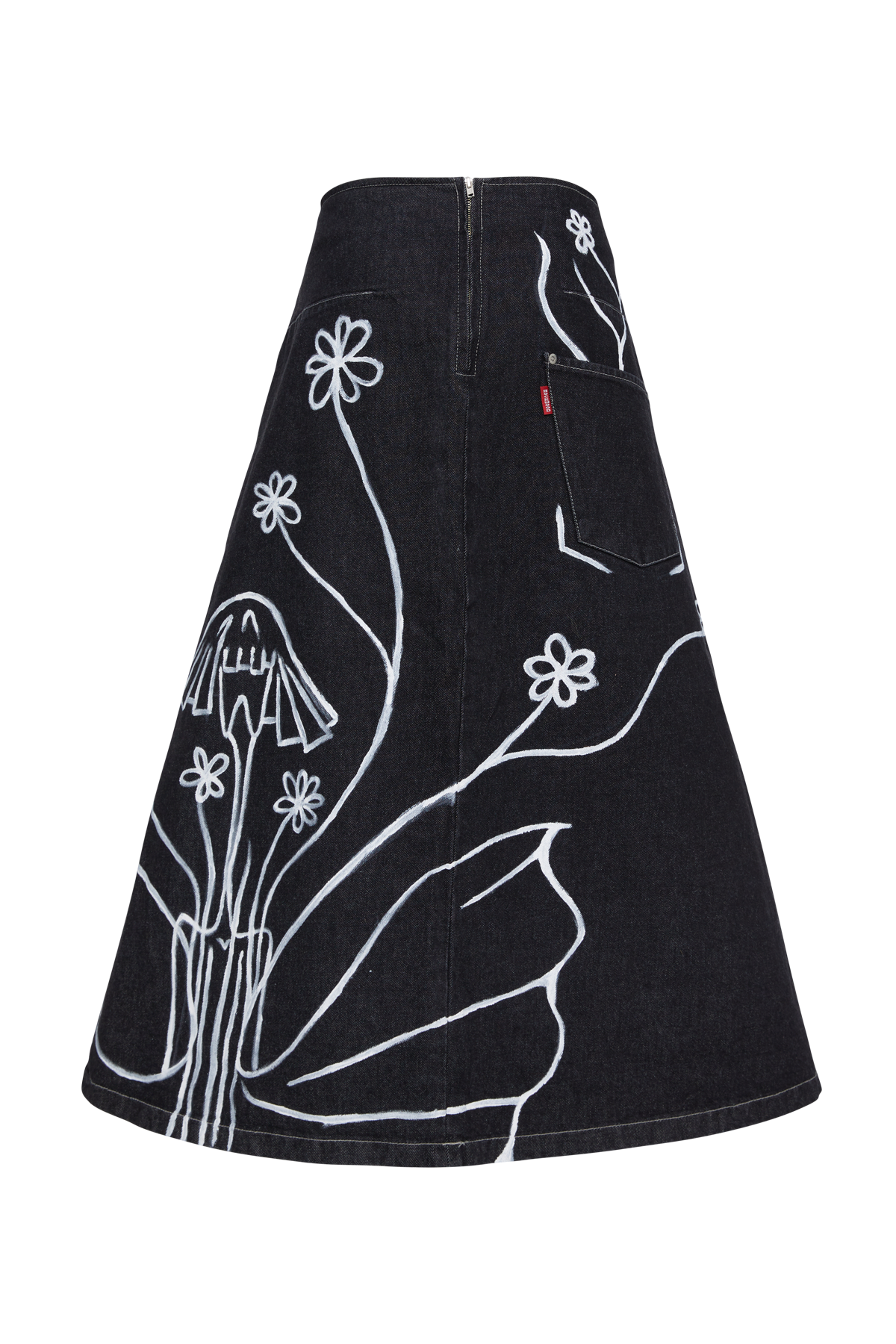 Upcycling Denim Skirt "Love Wins" - Sarah Regensburger