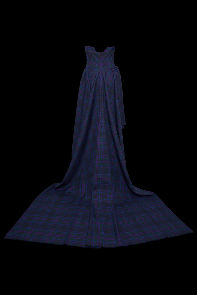 Warrior Dream Dress Purple Tartan - Sarah Regensburger