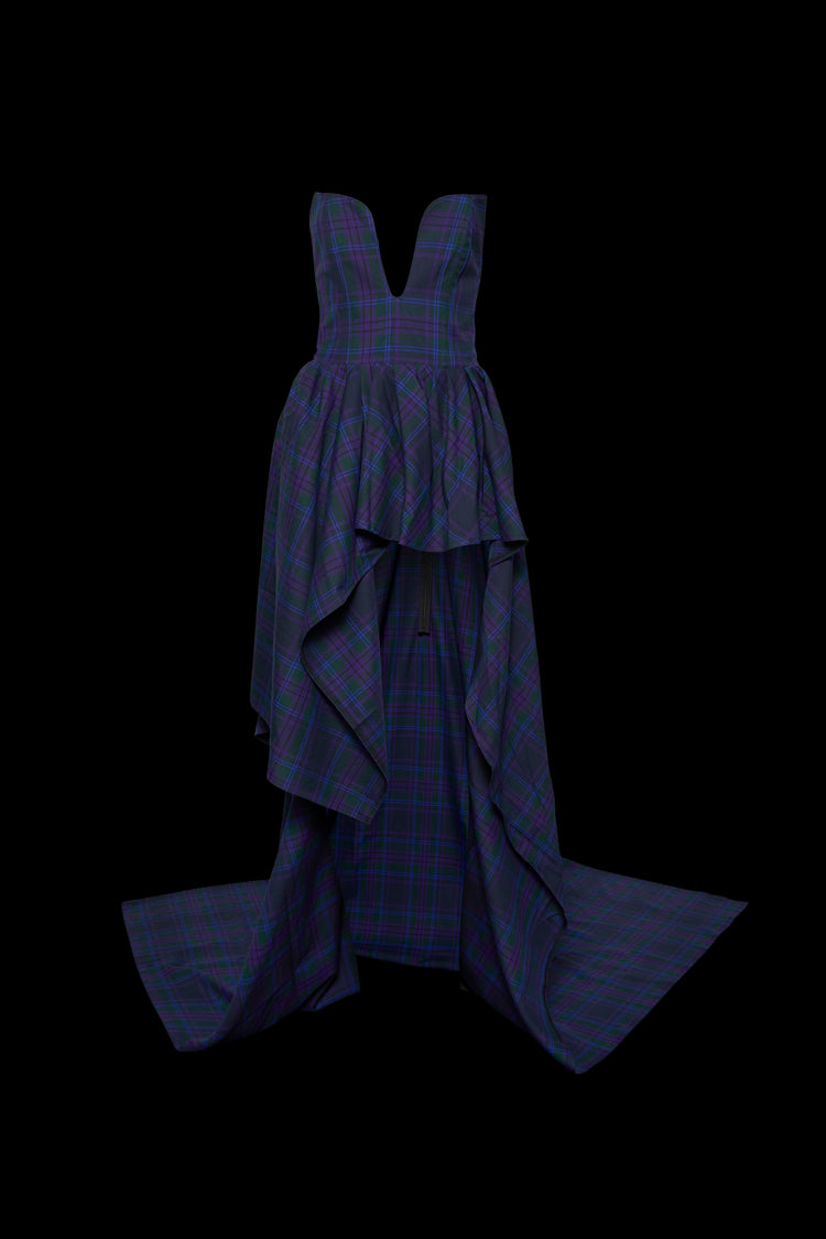Warrior Dream Dress Purple Tartan - Sarah Regensburger