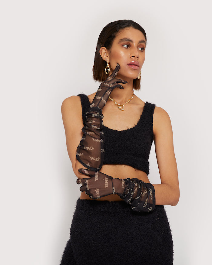 Rebel Mesh Gloves - Sarah Regensburger