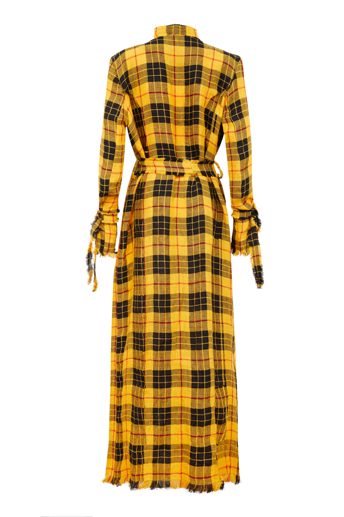 Ritual Tartan Trenchcoat - Sarah Regensburger