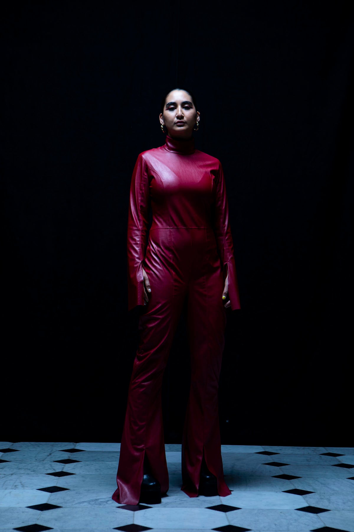 Rebel Pleather Catsuit - Sarah Regensburger