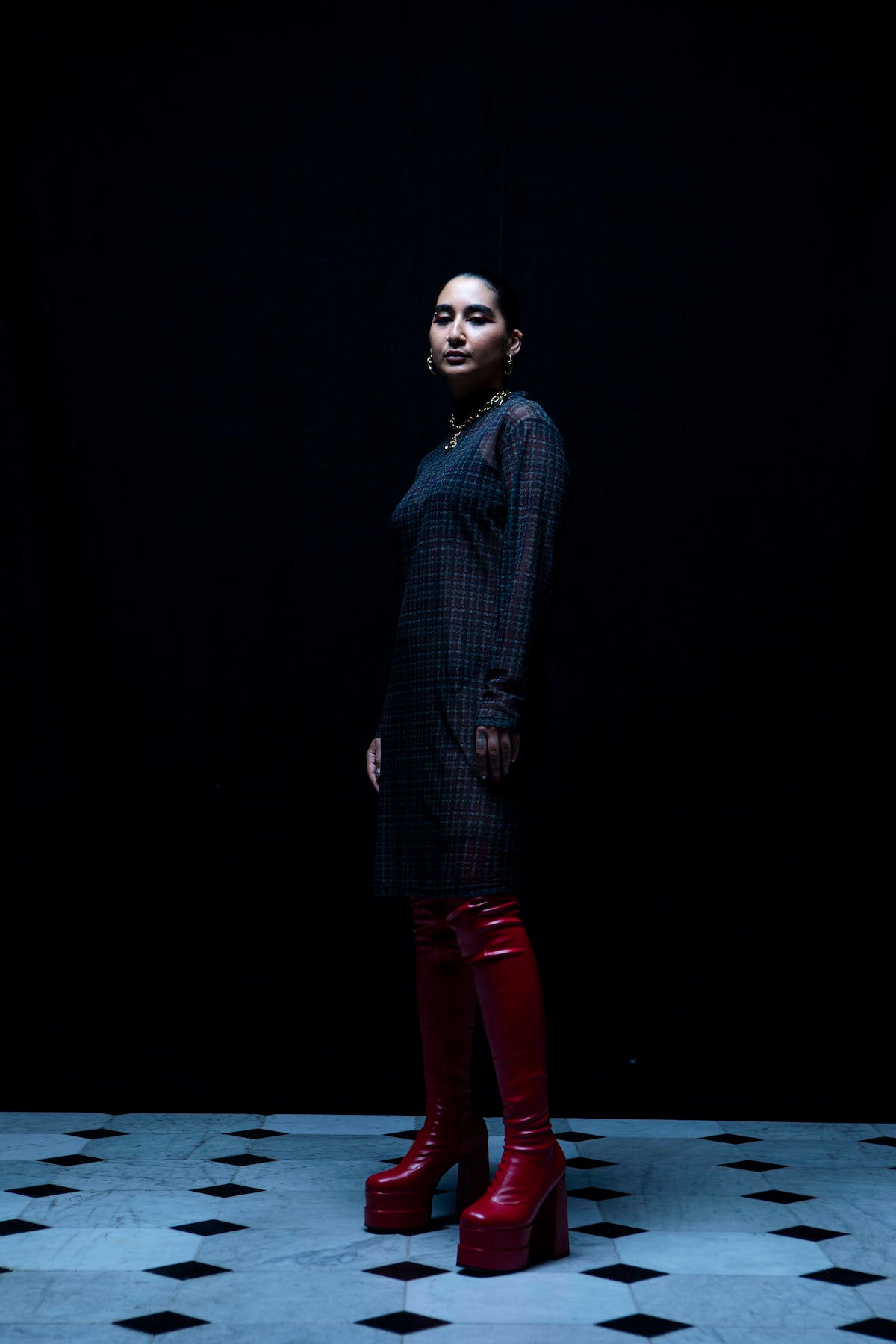 Power Mesh Dress - Sarah Regensburger