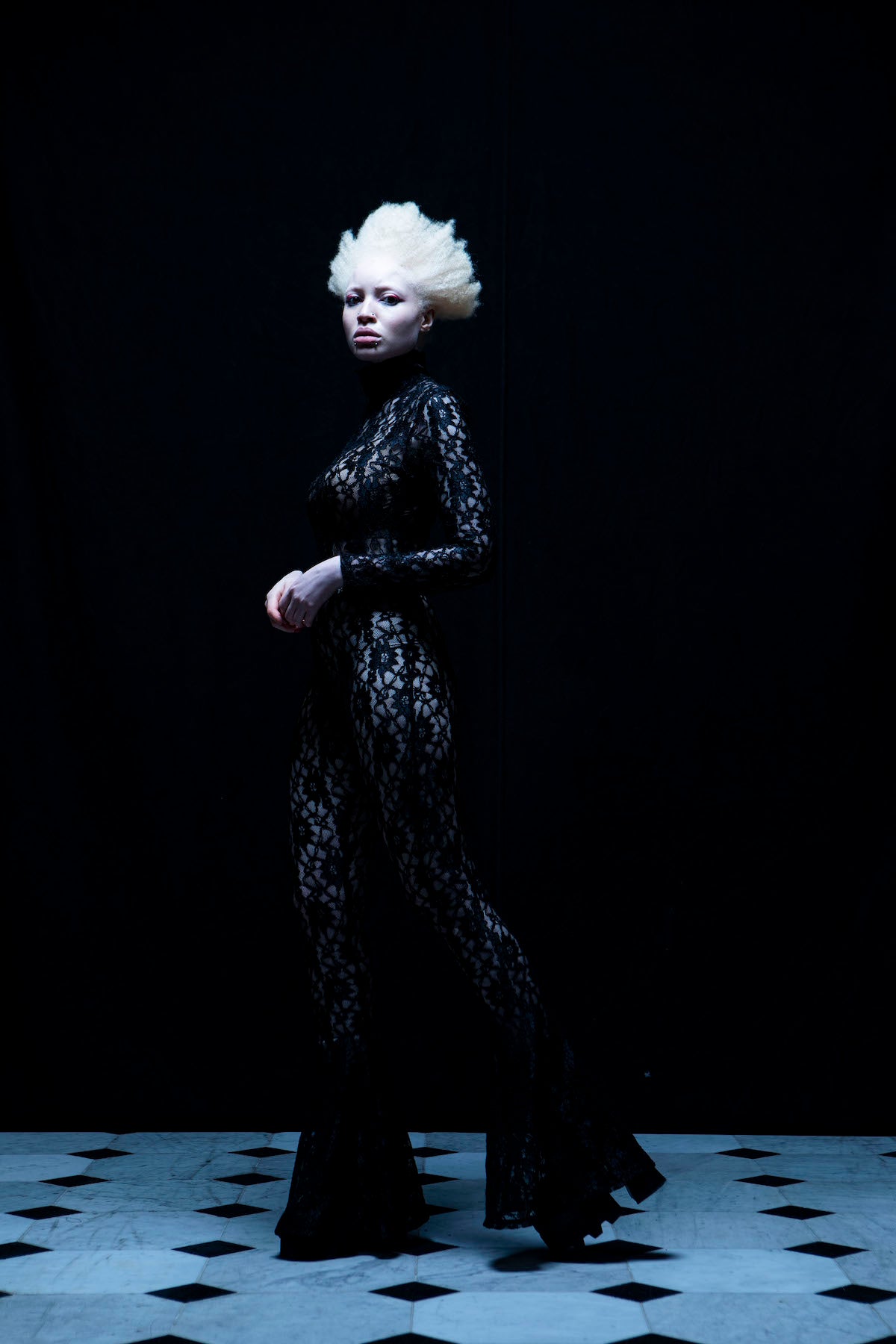 Wicked Lace Catsuit Flared - Sarah Regensburger