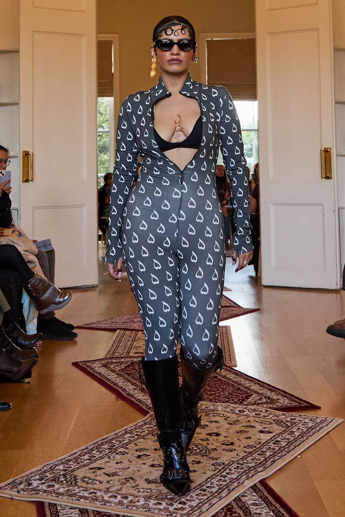 Panj Printed Catsuit