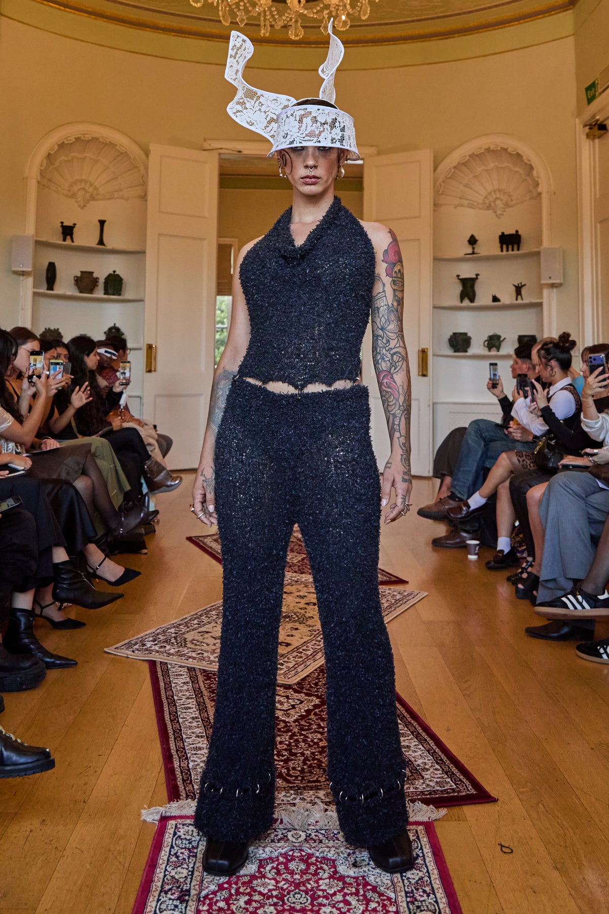 Azadi Jumpsuit, Hat by Katerine Elizabeth