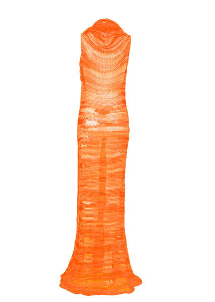 Orange Hooded Dress - Sarah Regensburger