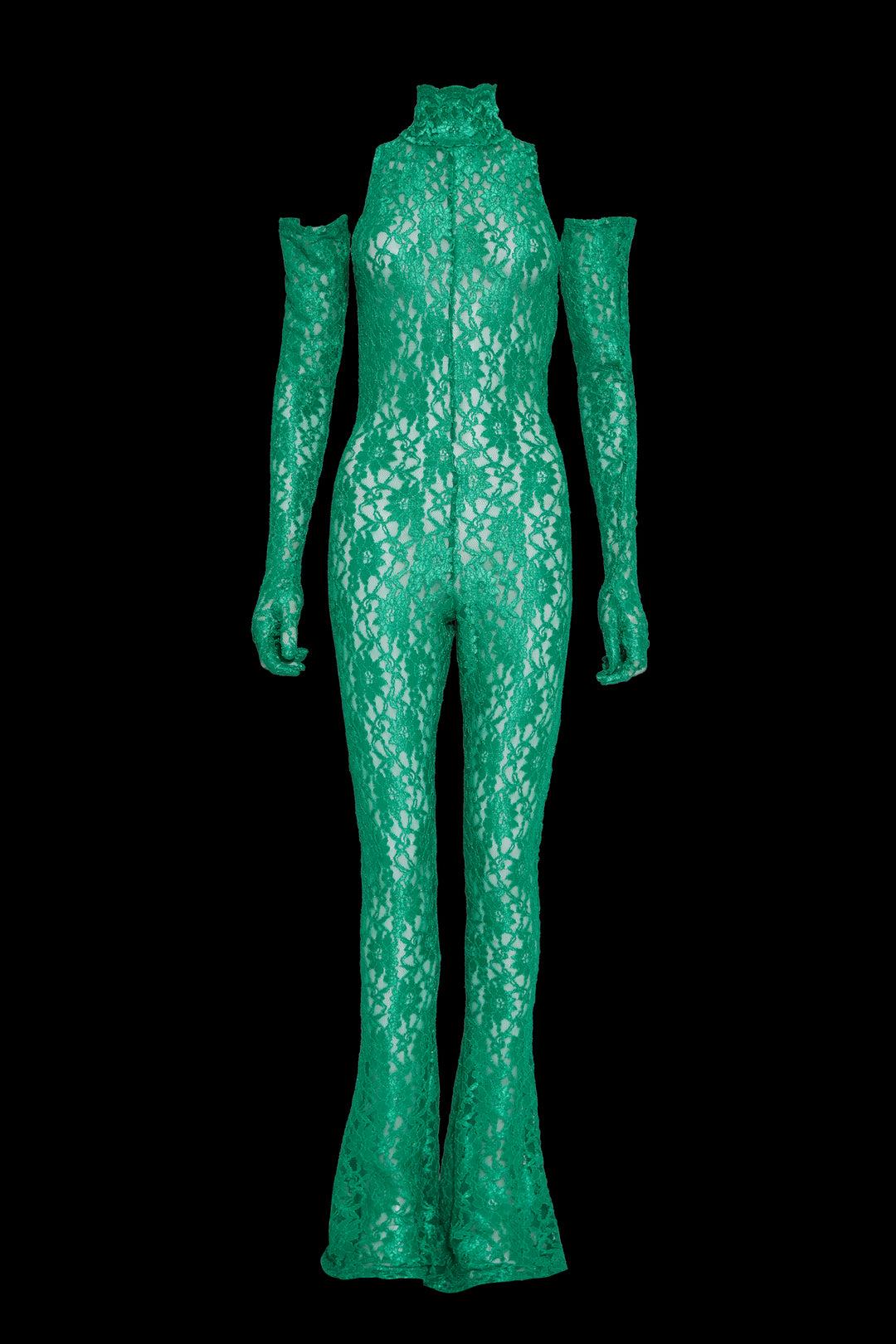 Green Summer Lace Catsuit - Sarah Regensburger