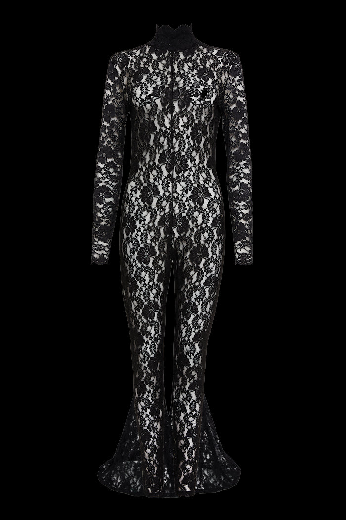 Wicked Lace Catsuit Flared - Sarah Regensburger